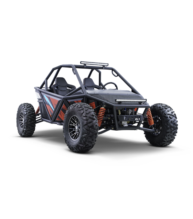 Buggy elétrico T9, kart elétrico fora de estrada de dois lugares anunciado pela Kuke Sports