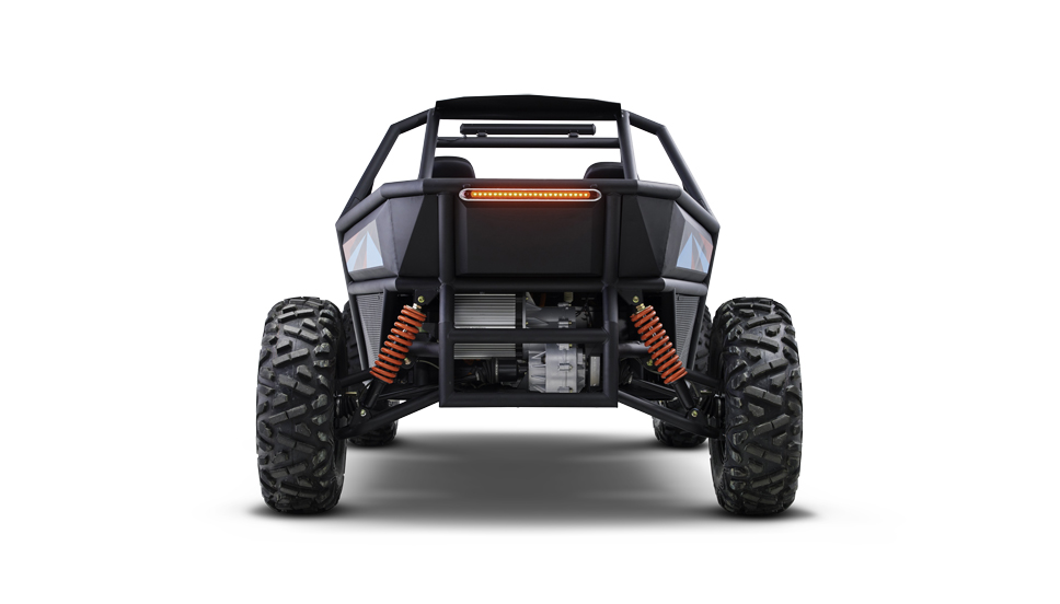 T9 electric buggy, rear view